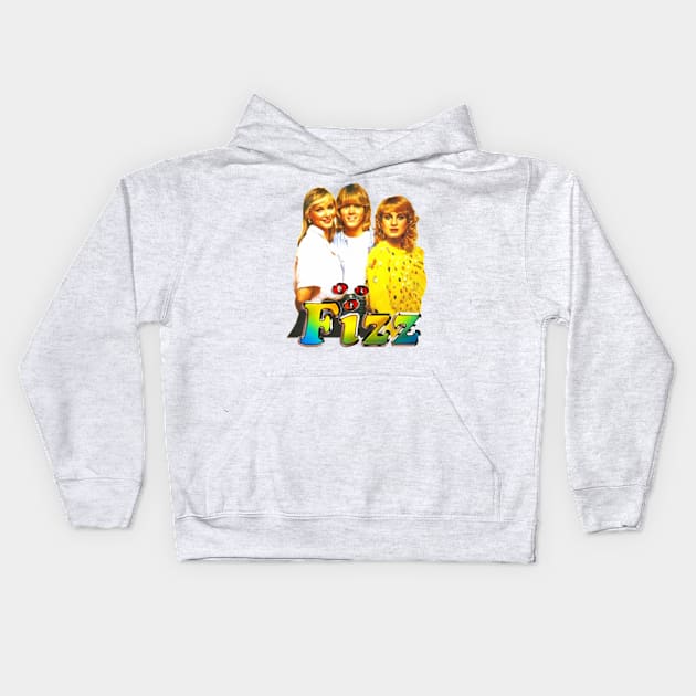 Bucks Fizz - Let's Get "Fizz-icle" Kids Hoodie by FashionGoesPop